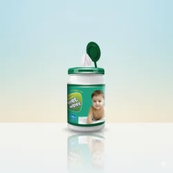 Baby Wipes Canister 120 Pieces