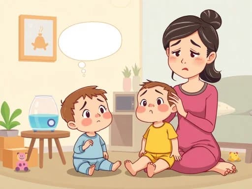 গলা শুকিয়ে গেলে শিশুর কেয়ার