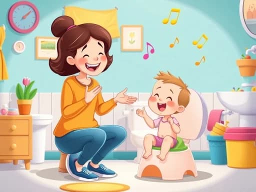গান ও রাইম ব্যবহার করে শিশুকে পটি শেখানো