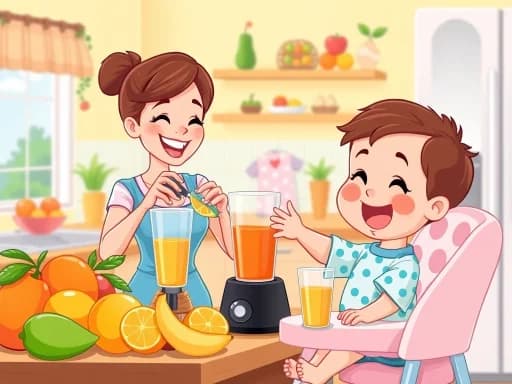 অর্গানিক ফলের জুস শিশুকে কখন দেওয়া উচিত?