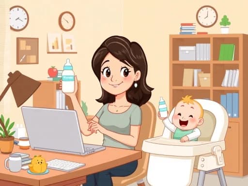 কাজের মায়েদের জন্য ফর্মুলা মিল্ক সমাধান