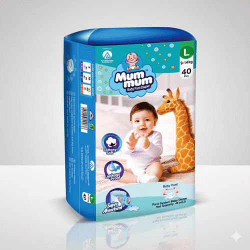 Mum Mum Baby Pant L Size 9-14 Kg 40 Pcs