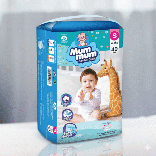 Mum Mum Baby Pant Small 4-8 Kg 40 Pcs