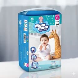 Mum Mum Baby Pant Small 4-8 Kg 40 Pcs