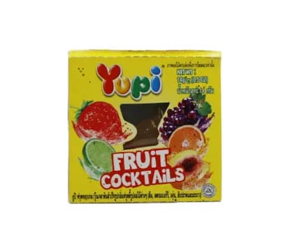 Yupi Fruit Cocktails 14gm Thailand