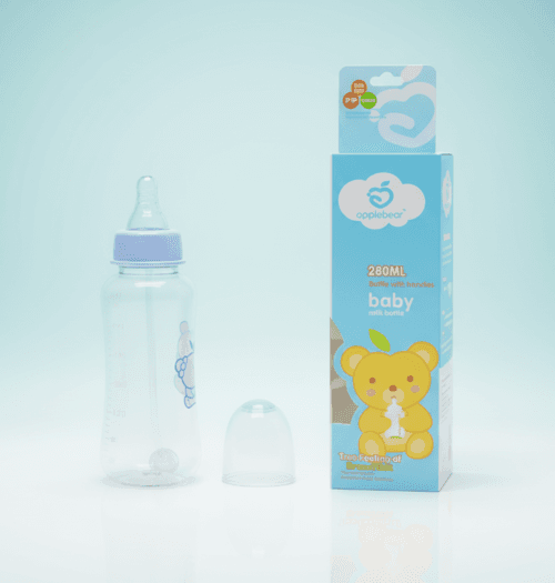 Apple Bear Glass Feeder 120ml