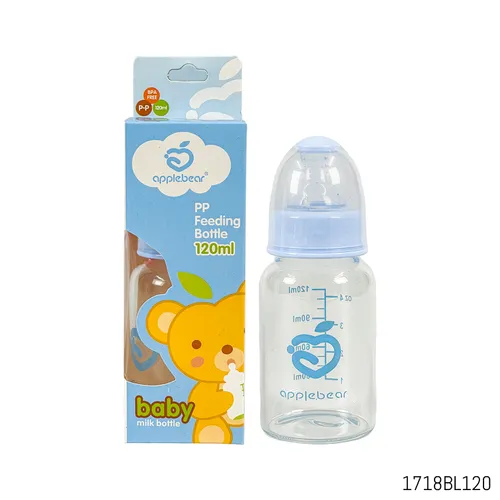 Apple Bear Glass Feeder 120ml