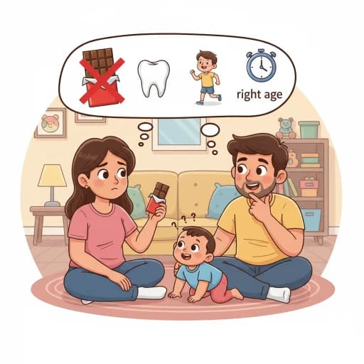 শিশুকে চকলেট দেওয়ার সঠিক বয়স কত?