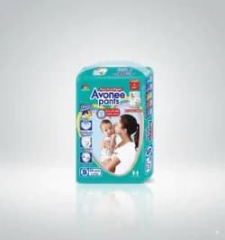 Avonee Pant Style Baby Diaper (4-8Kg) - S 60pcs
