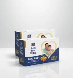 Parachute Just for Baby - Baby Soap 125g Pack of 2 Combo (125g x 2)