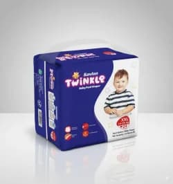 Savlon Twinkle Baby Pants Diaper (14-25Kg) - XXL 24pcs