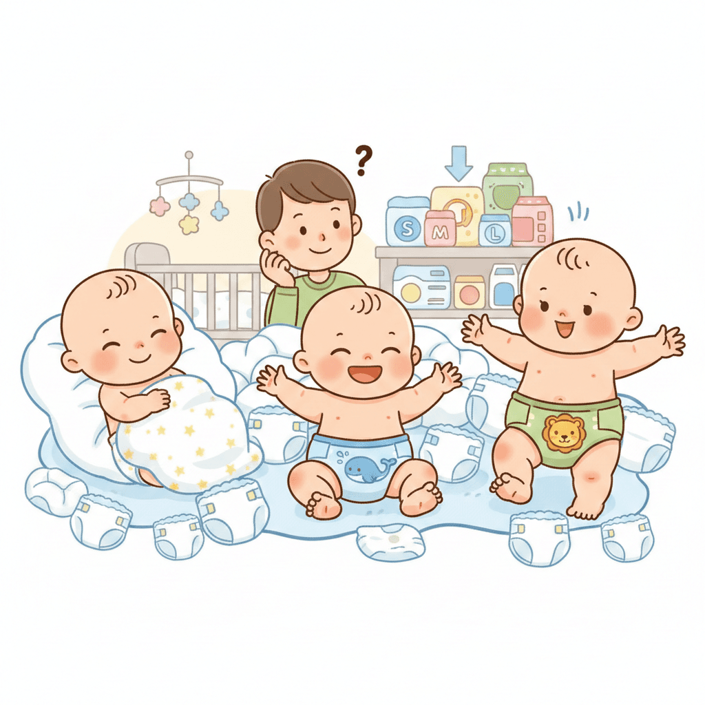 শিশুর জন্য সঠিক ডায়াপার সাইজ কীভাবে নির্বাচন করবেন