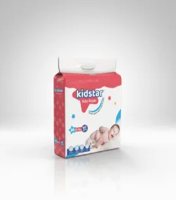 Kidstar Baby Diaper Belt Medium (6-11)kg 60pcs