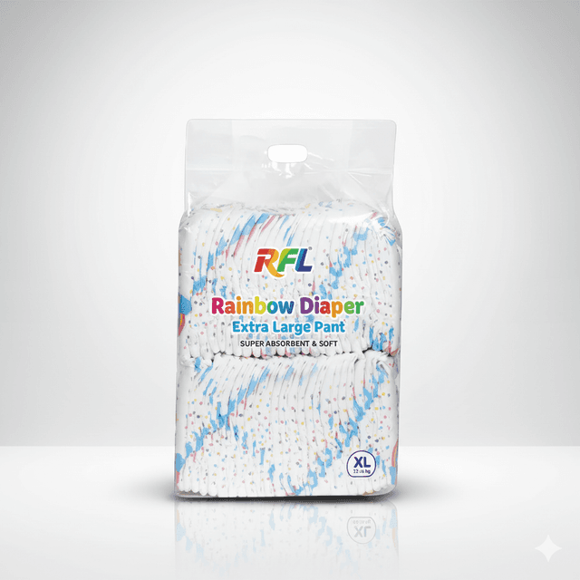 RFL Rainbow Diaper Extra Large Pant 40P