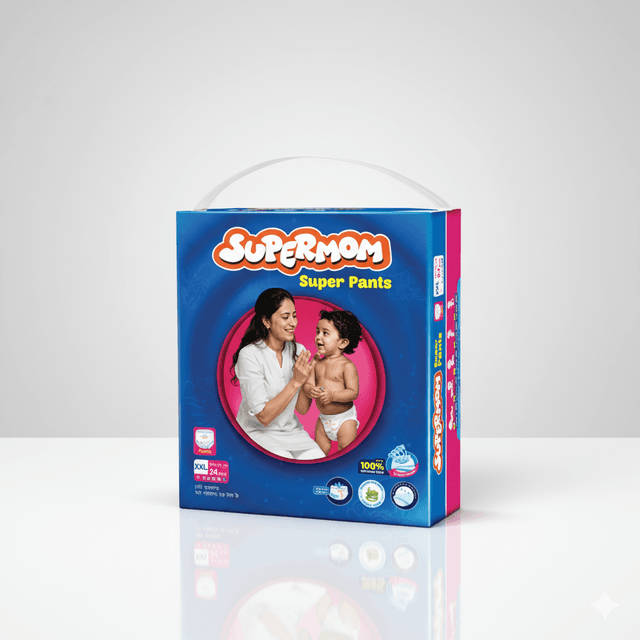 Supermom Baby Diaper Pant - Super Saver Pack XXL - 34P