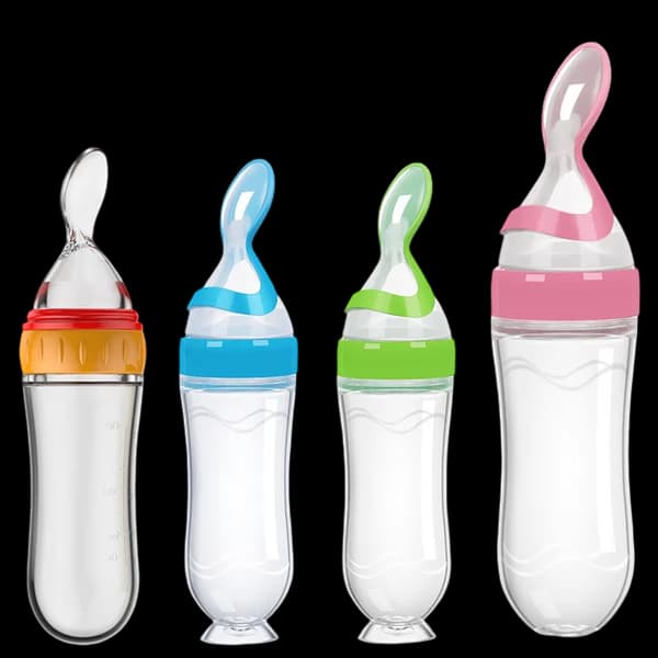 Baby Spoon Silicone Bottle