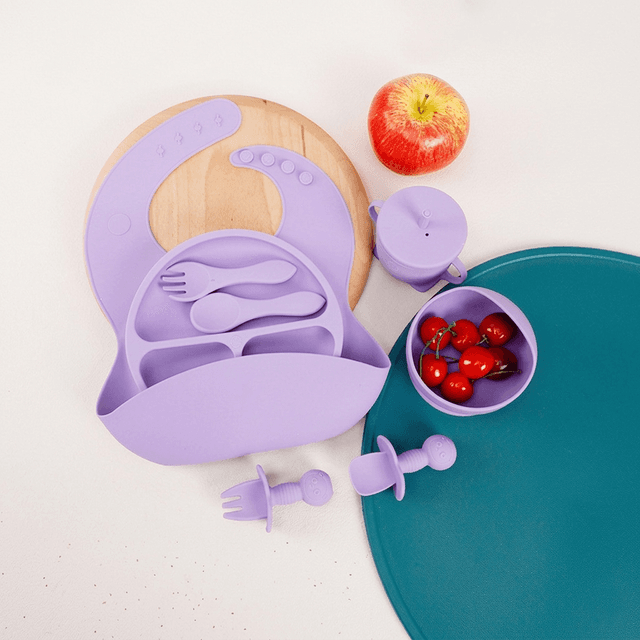 Baby Silicone Plate Sets 8 Pieces