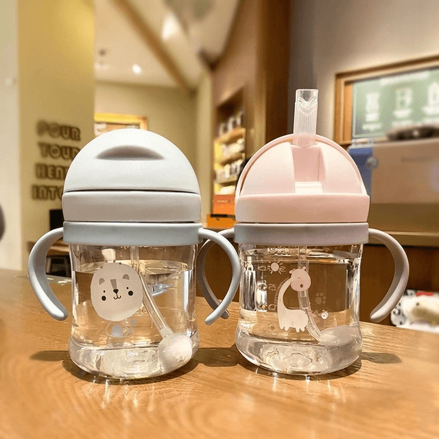 Baby anti-choking baby handle water bottle 250ml