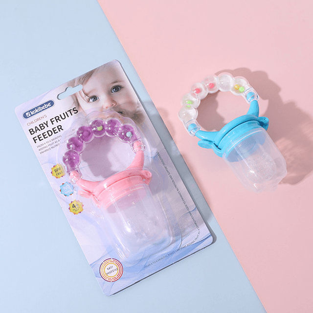 Baby Silicone Fruit Pacifier packed