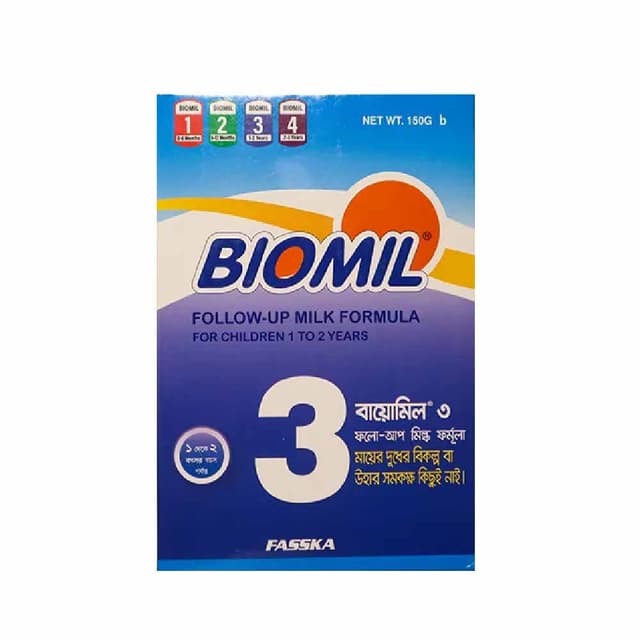 Biomil 3 Follow-Up Milk Formula Baby Milk Powder (1-2 Years) - 150g