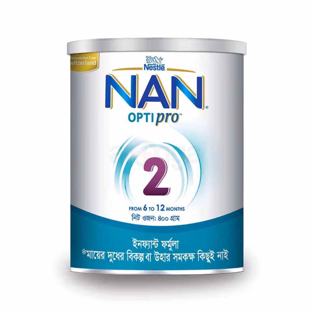 Nestlé Nan Optipro 2 Formula Milk Powder (6 M+) 400gm