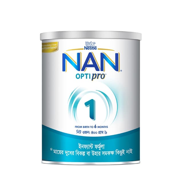 Nestle Nan Optipro 1 Formula Milk Powder (0-6 M) 400gm